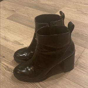 Black Chunky booties